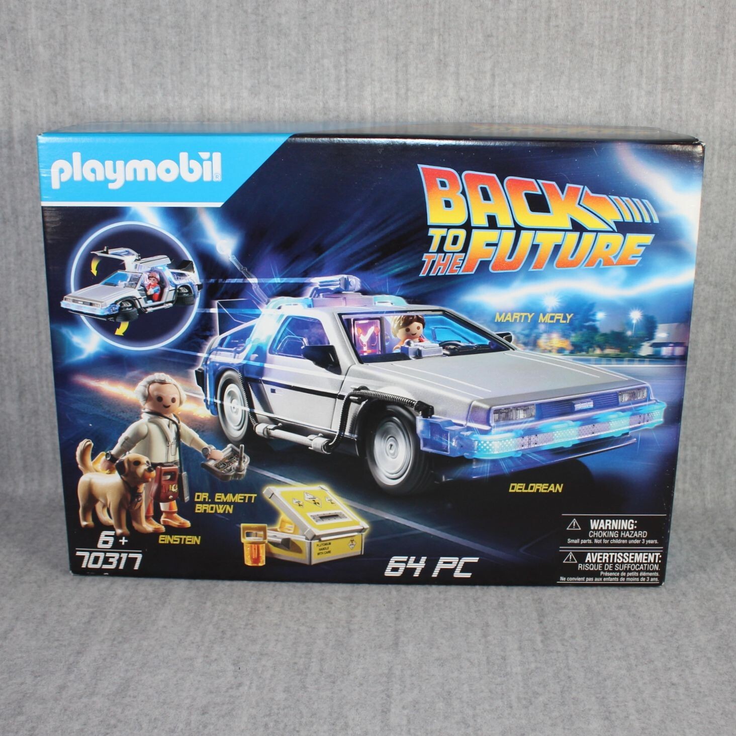PLAYMOBIL 70317 Back to the Future DeLorean Retired Brand