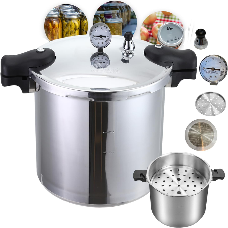 | Induction Compatible | Pressure Gauge & Pres