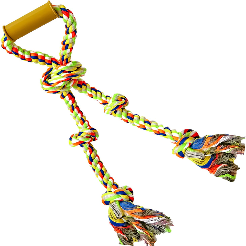 For Aggressive Chewers Rope Interactive With Handle