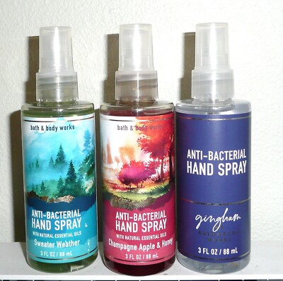 Bath & Body Works Hand Sanitizer Spray Anti Bacterial CHOOSE SCENT Discount ship