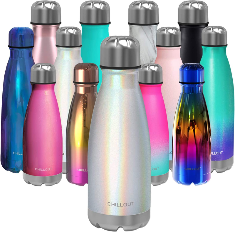 Stainless Steel Water Bottle For Kids Double Wall Insulated Cola Bottle Shape