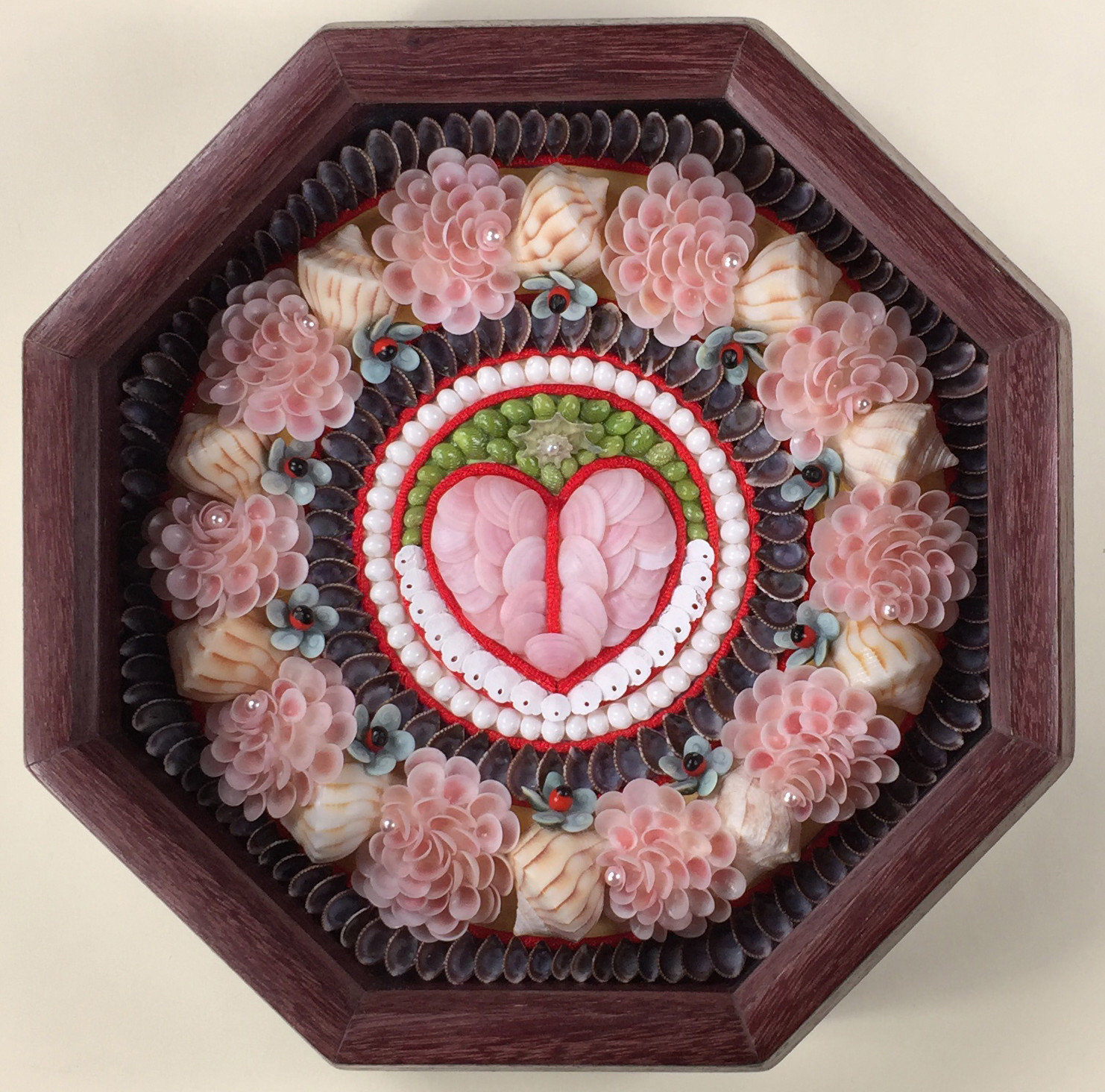 Seashell Art SAILORS VALENTINE 8