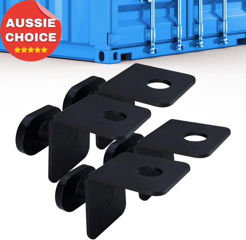 4 Pack Shipping Container Anchors Twist Lock Tie Downs Heavy Duty Accessories
