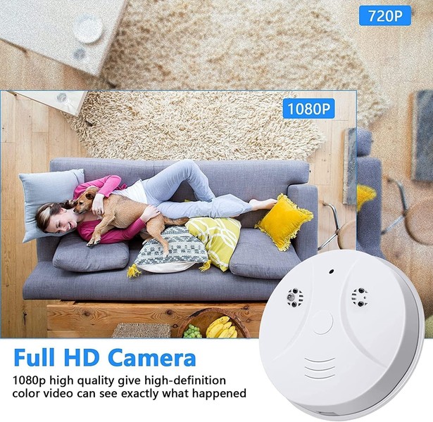 Spy Hidden Camera WiFi Battery Real Smoke Detector 1080p  Video Recording - Image 3