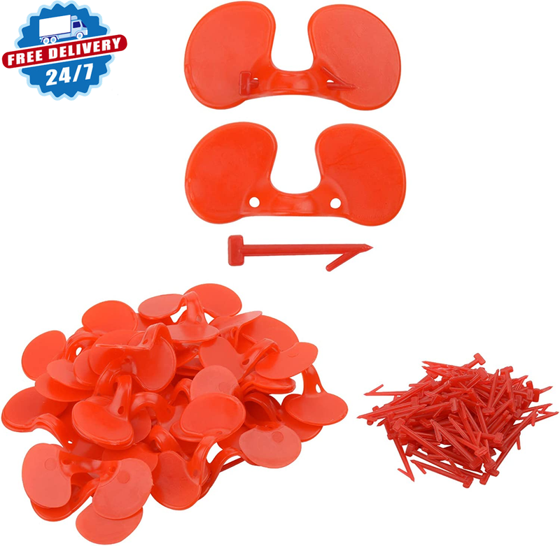 100 Pieces Chicken Goggles Pheasant Poultry Blinders Spectacles Anti-Pecking Eye