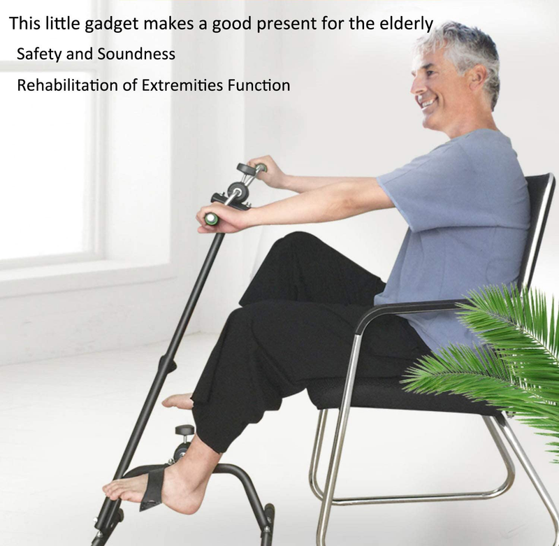 Pedal Exerciser Bike Hand Arm Leg and Knee Peddler Adjustable Fitness Equipment