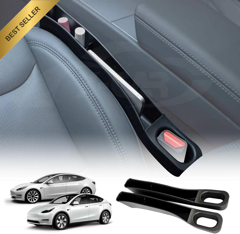 Car Seat Gap TPE Filler Box Organizer for Tesla Model 3 2017-2023 and Model Y 20