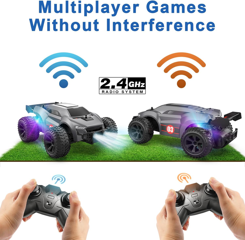 Remote Control Car - 20Km/H High Speed RC Cars off Road, 2X1000Mah Rechargeable