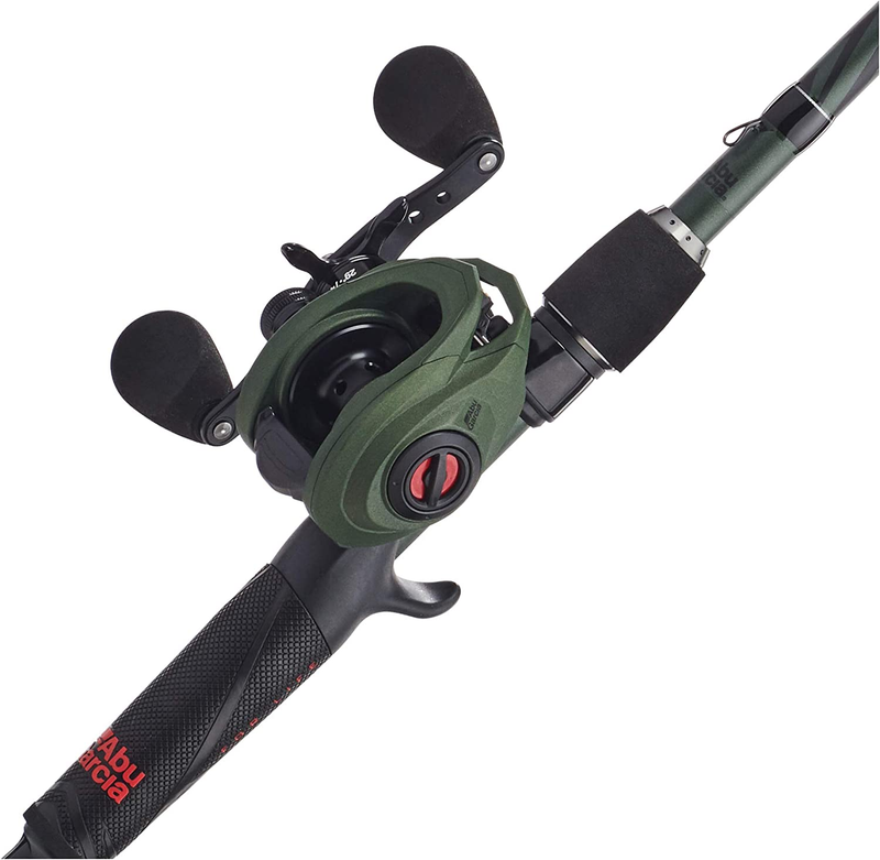 Abu Garcia Zata Baitcast Low Profile Reel and Fishing Rod Combo