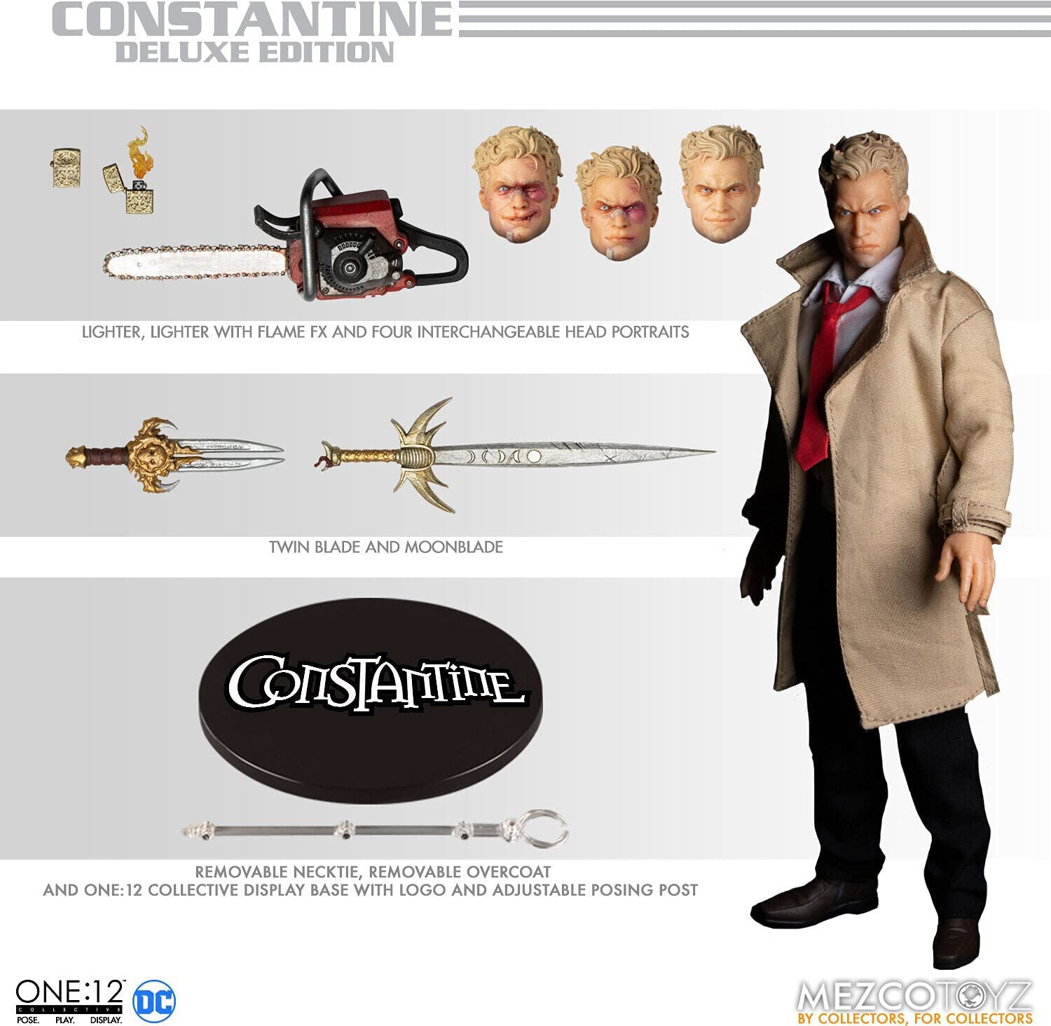 mezcoone:12collective コンスタンティン MEZCO One:12 Collective Constantine Deluxe Edition 6