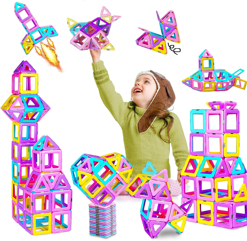 36PCS Magnetic Building Blocks Magnetic Tiles for Girls Boys