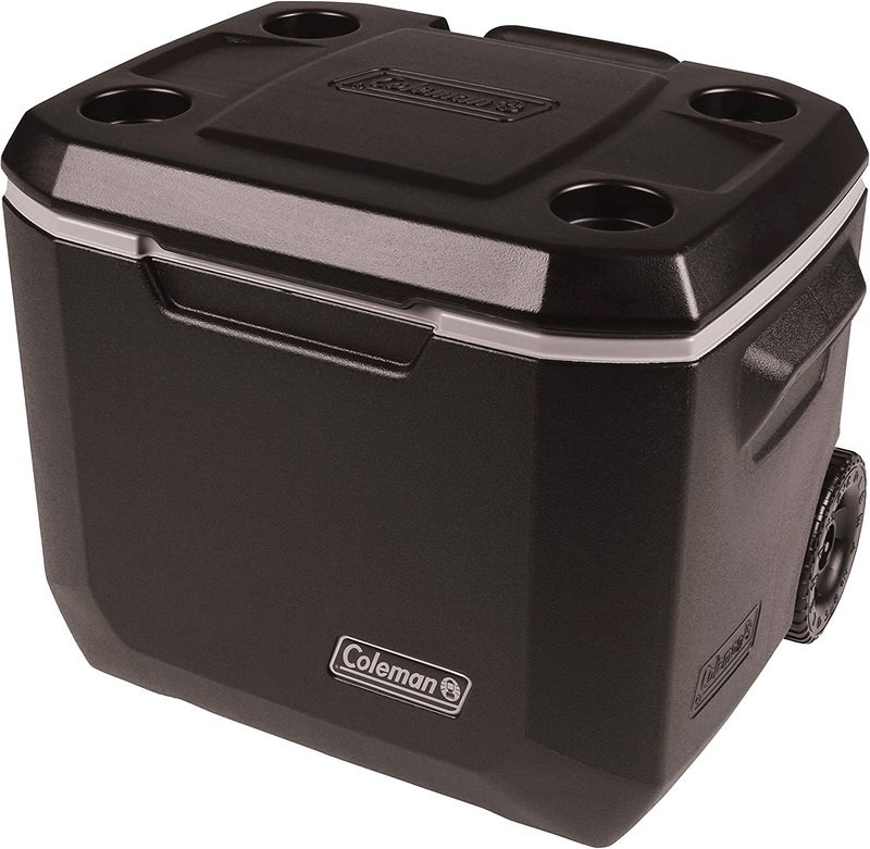 Coleman Rolling Cooler | 50 Quart Xtreme 5 Day Cooler with Wheels | Wheeled Hard