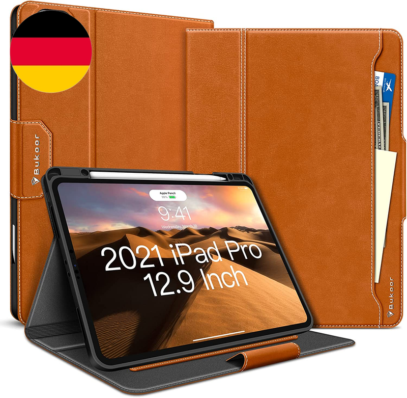 Bukoor Ipad Pro 12.9 Zoll 2022 2021 2020 Case Generation Mit Apple Pencil Halter eBay