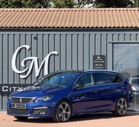 2019 Peugeot 308 1.5 308 GT Line SW Blue HDi S/S Auto 5dr Estate Diesel Automati