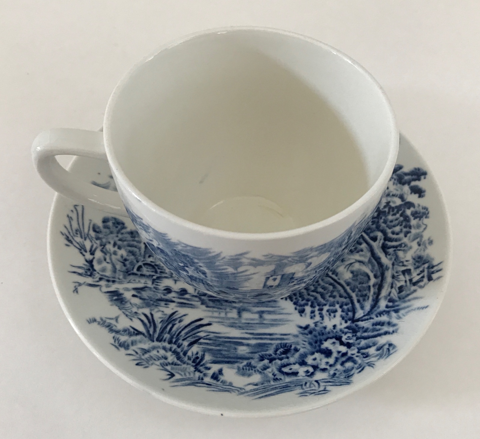Vintage Enoch Wedgwood & Co. Countryside Pattern Teacup and Saucer