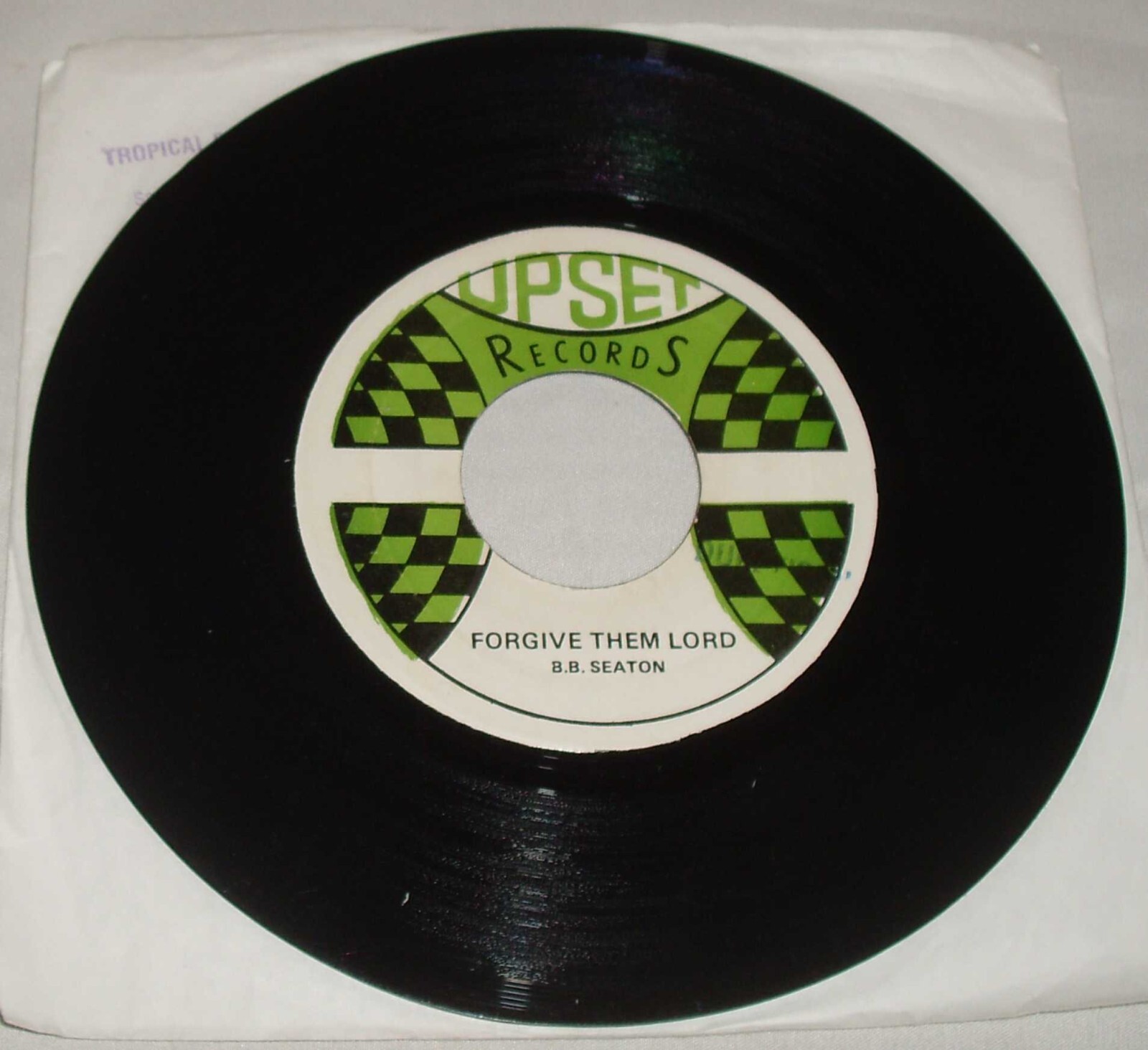 BB SEATON / HUX BROWN Forgive Them Lord UPSET 1973 REGGAE 45