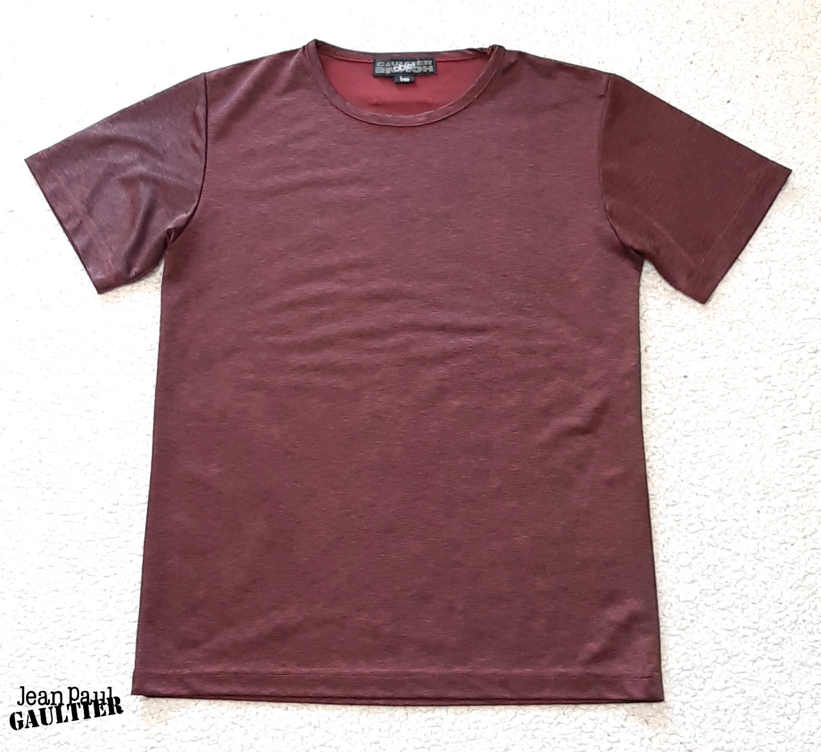 Jean Paul Gaultier カラフルTシャツ メンズ Jean Paul Gaultier Multicolor Cotton T-shirt - Black/Vintage
