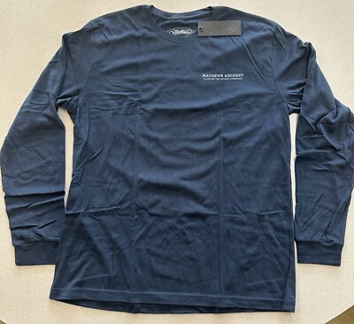 Mathews Archery Dusk Long Sleeve Tee Blue w/ Mathews Graphic Chest Logo XL