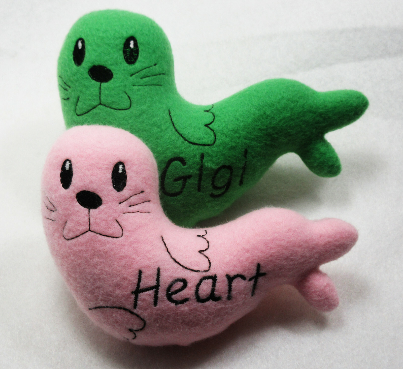 Cat Toy Seal with Catnip Personalized Name