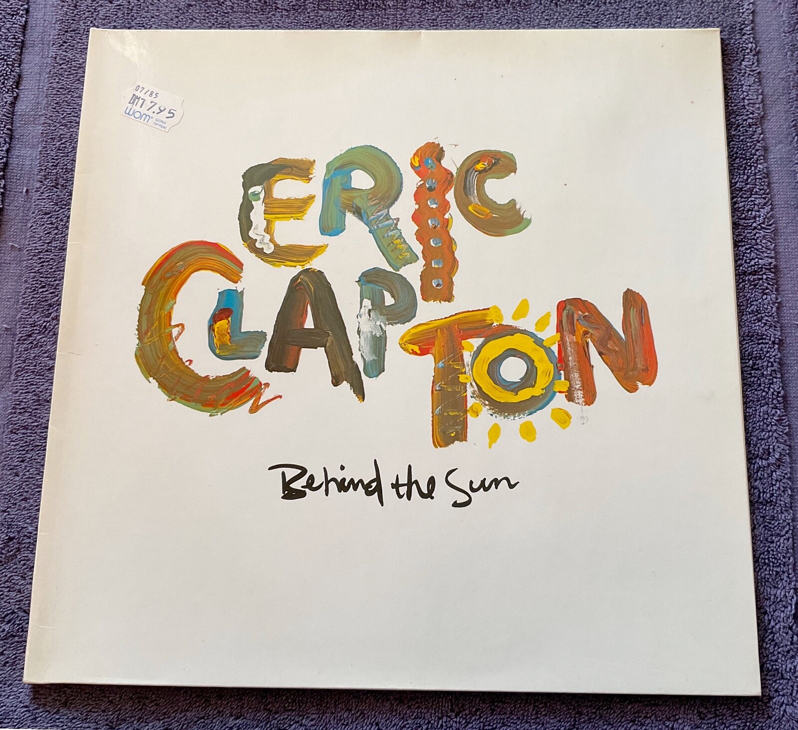 Eric Clapton 1985 Warner Brothers German LP 