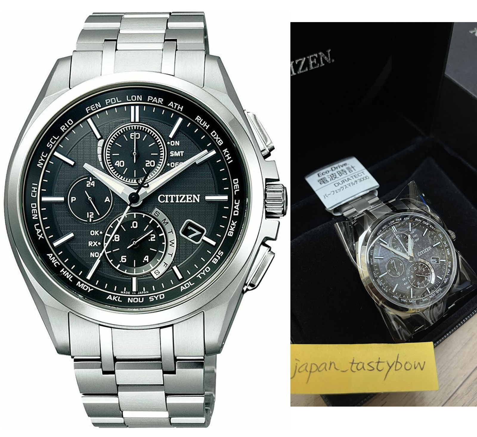 Citizen Attesa Eco-Drive AT8040-57E Radio Clock Direct