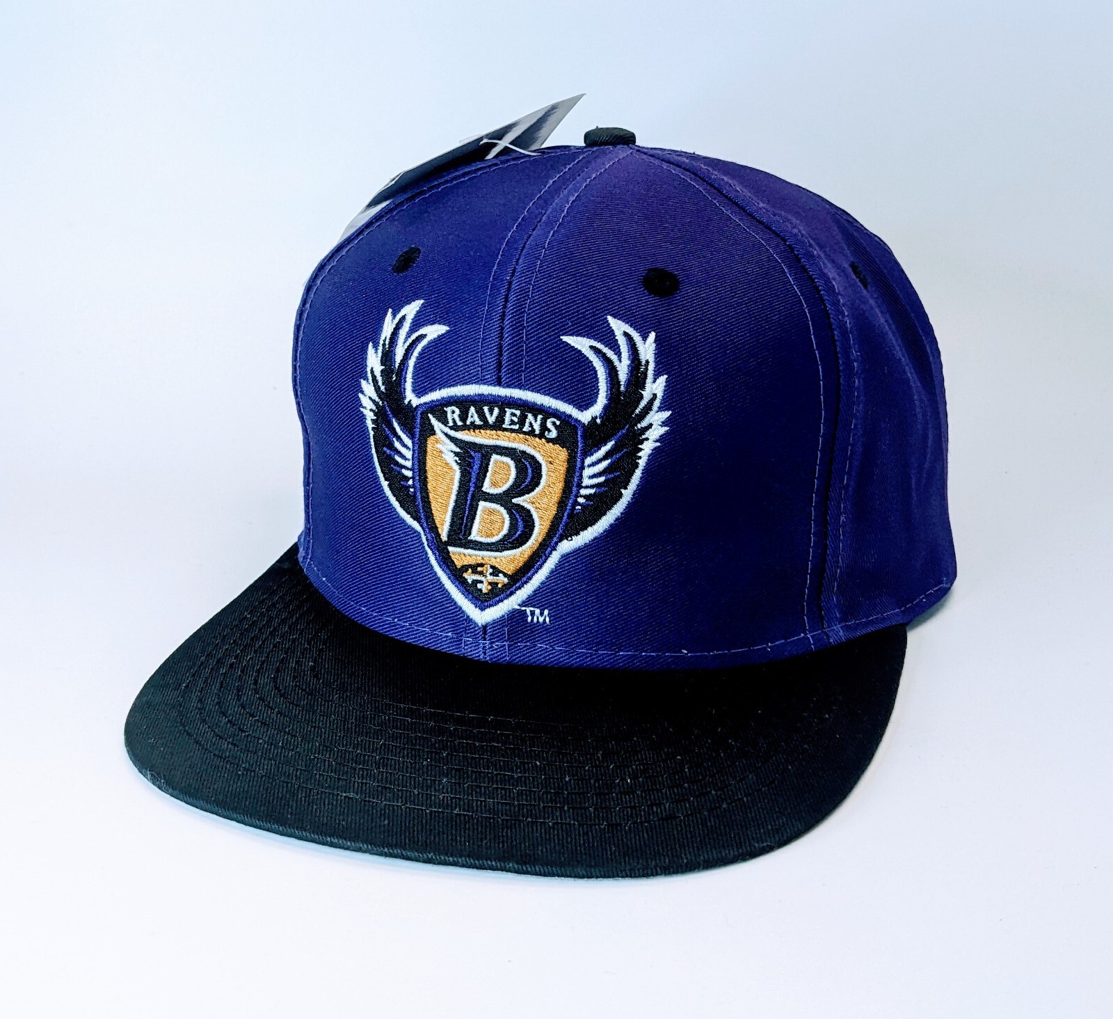 NFL Vintage Logo 7 Baltimore Ravens 1996 Logo Snapback Hat