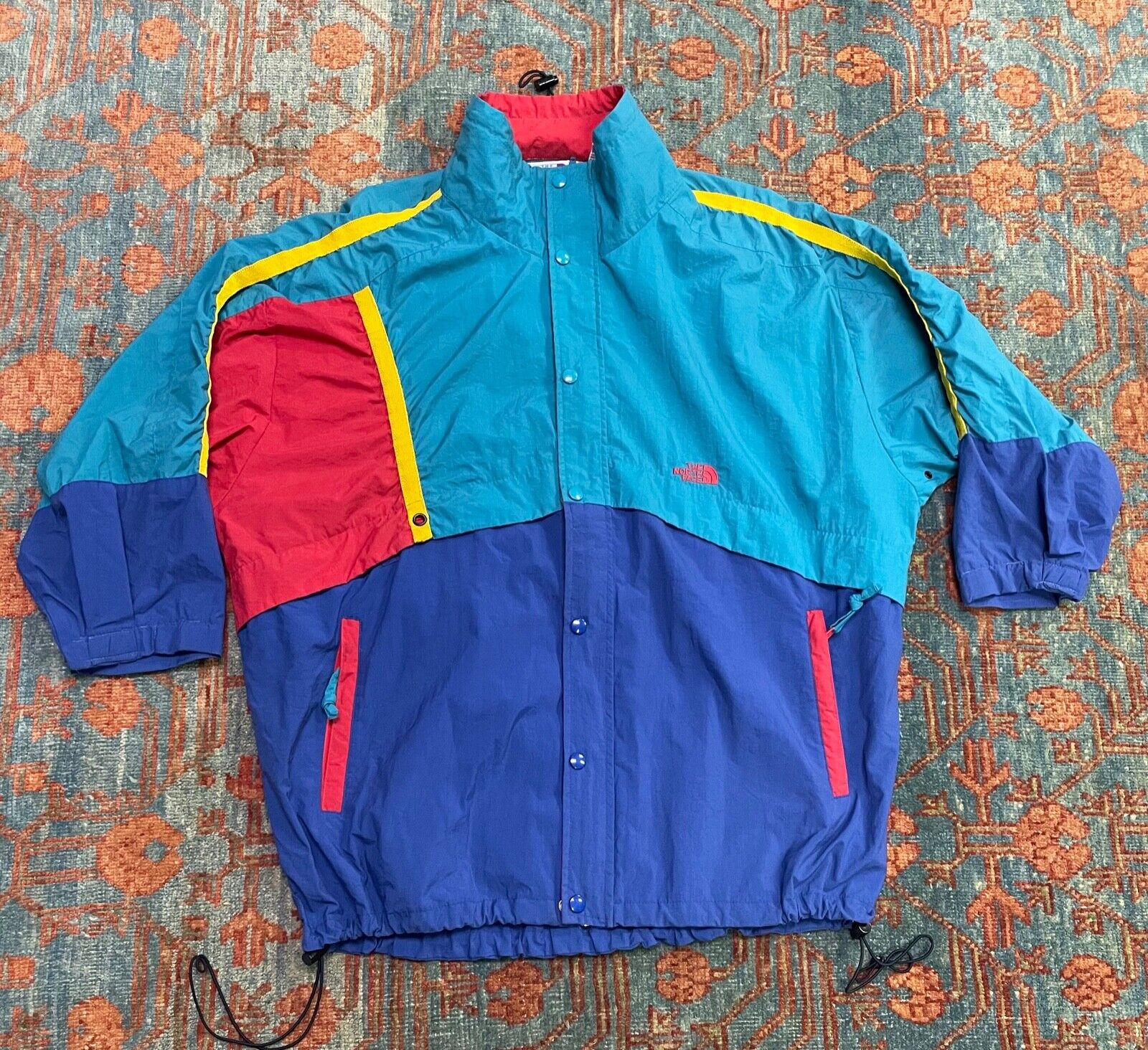 Vintage 80s THE NORTH FACE Color Block Light Weight Jacket Vintage 80s THE NORTH FACE Color Block Light Weight Jacket
