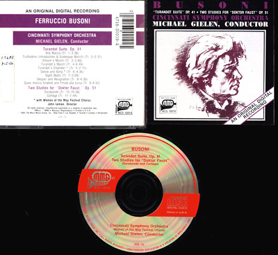 CD BUSONI TURANDOT DOKTOR FAUST CINCINNATI SYM. ORCH.