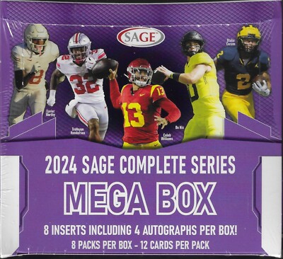 2024 Sage Complete Series Mega Box 4Autos and 4 Inserts Per Box