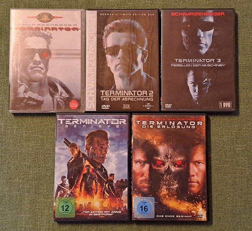 Terminator 1- 5 (Arnold Schwarzenegger) (5-DVDs) DVD | eBay