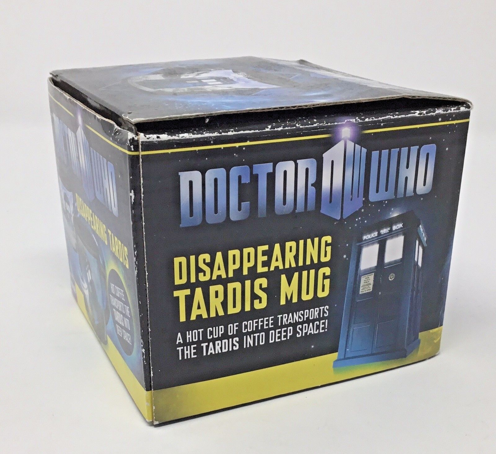 Doctor Who~Dr.~Mug~Disappearing Tardis~NIB~Heat Changing~Coffee~Ceramic~Boxed~
