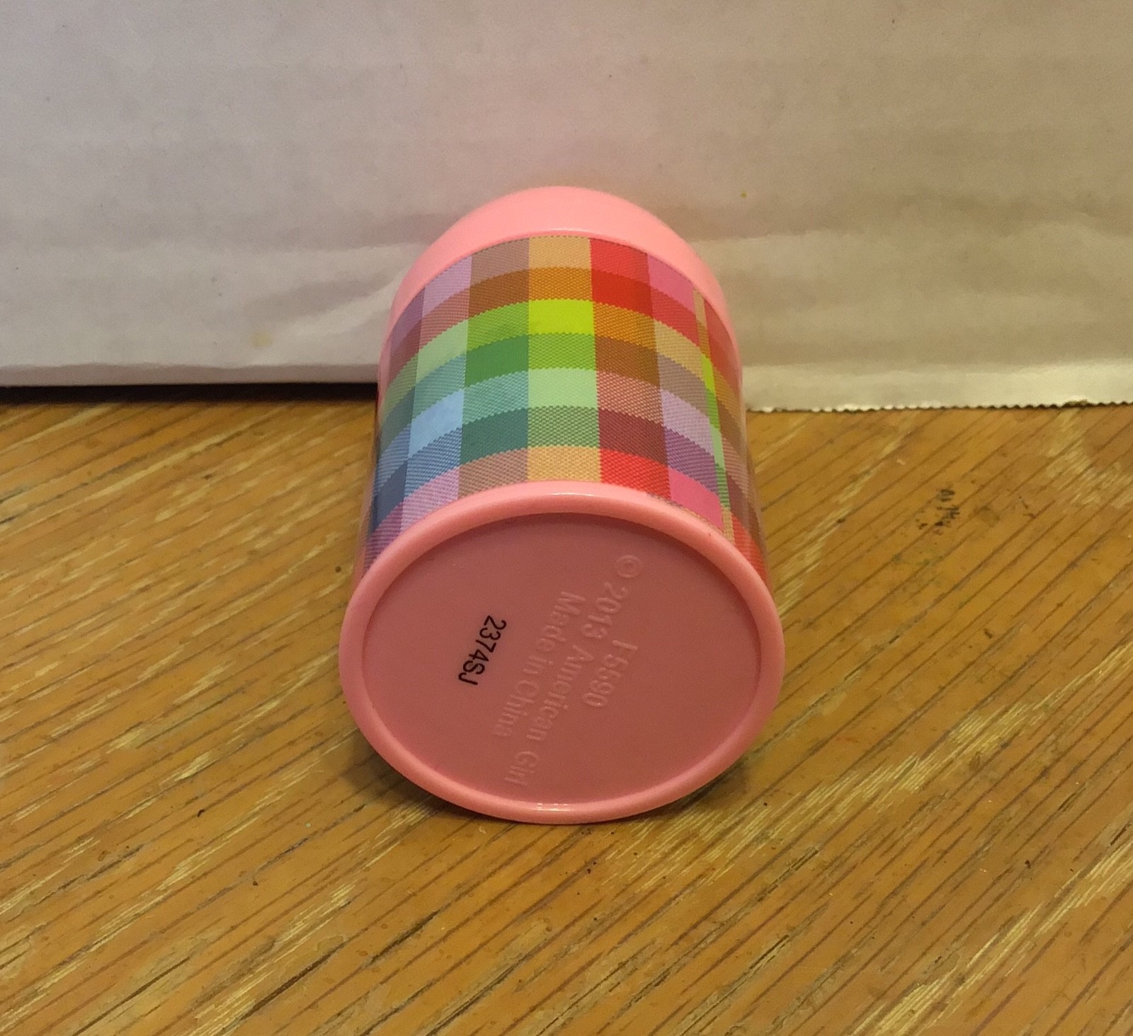 American Girl Bitty Baby Doll Sippy Cup Pink 2013