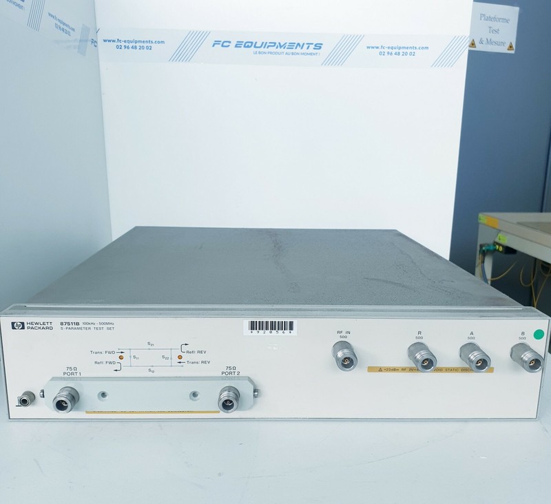 Hp Agilent Keysight 87511b S-Parameter Test Set 500mhz  75ohms