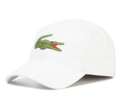 Lacoste men's big sales croc gabardine cap