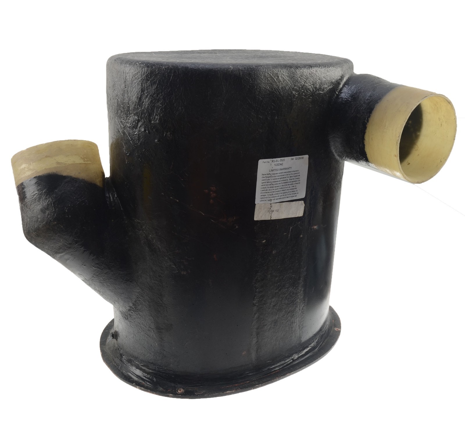 Silverton Marine Muffler Wet Exhaust 5" In & Out 1032342 Xssil3520