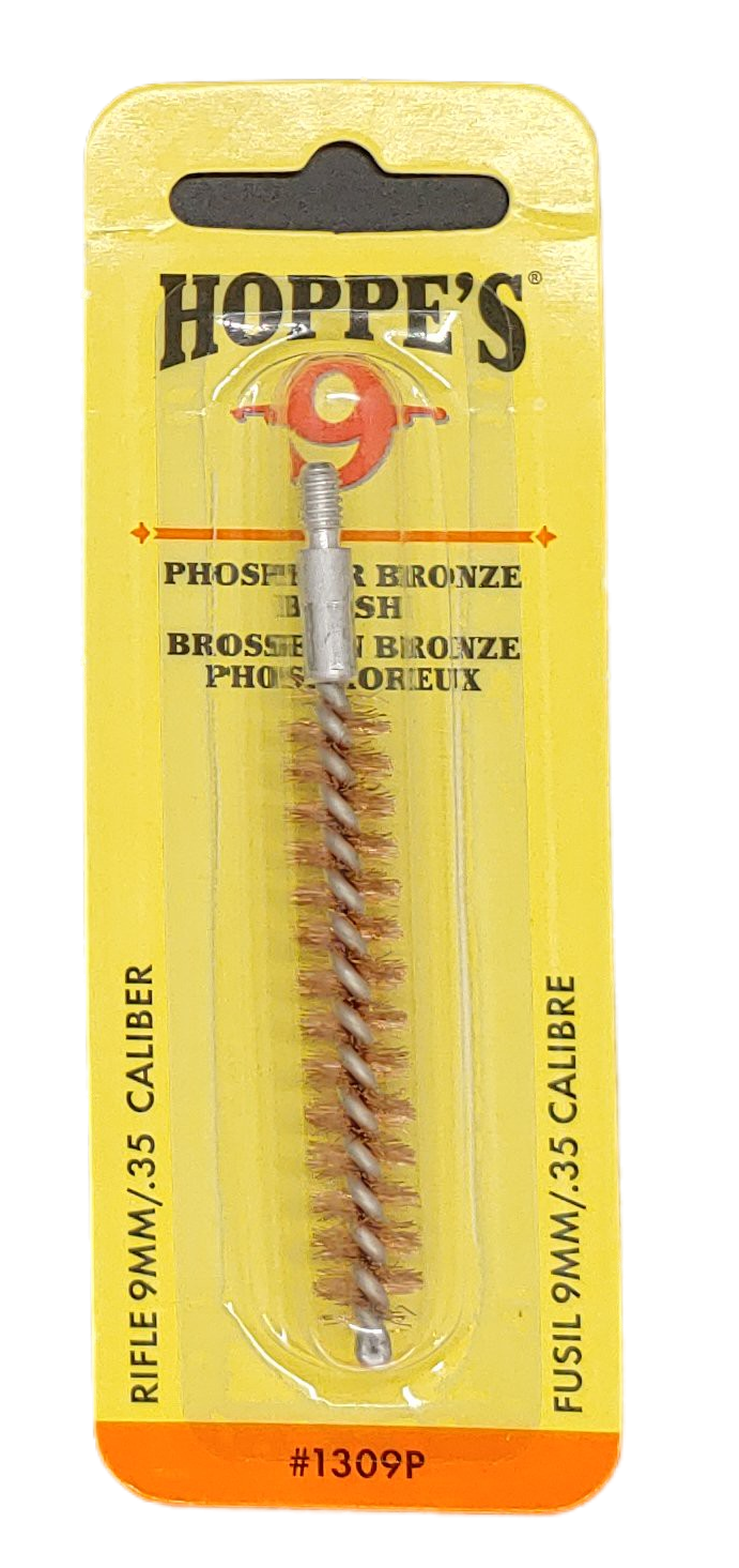 NEW! Hoppe's No. 9 Phosphor Bronze Brush .35 Caliber/9mm Pistol 1309P
