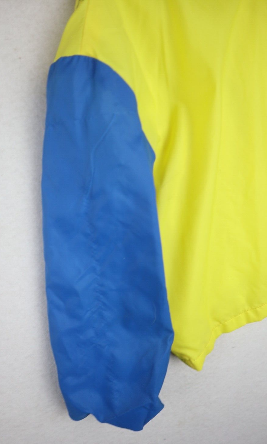 MONTGOMERY WARD - VINTAGE BOYS YELLOW BLUE WINDBREAKER JACKET SIZE 3T