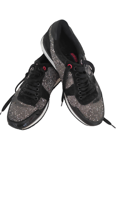 Ladies black trainers deals