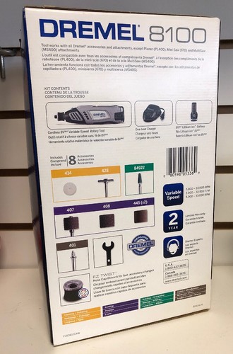 BRAND NEW IN BOX Dremel 8100-N/8 Cordless 8V Li-Ion Variable-Speed Rotary Tool