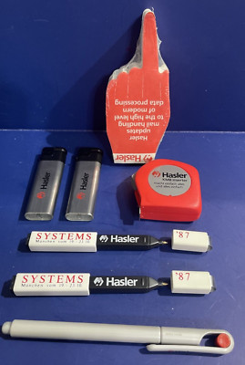 Vintage Hasler GmbH Muenchen Germany 7 Pack Promotional Collection 1987