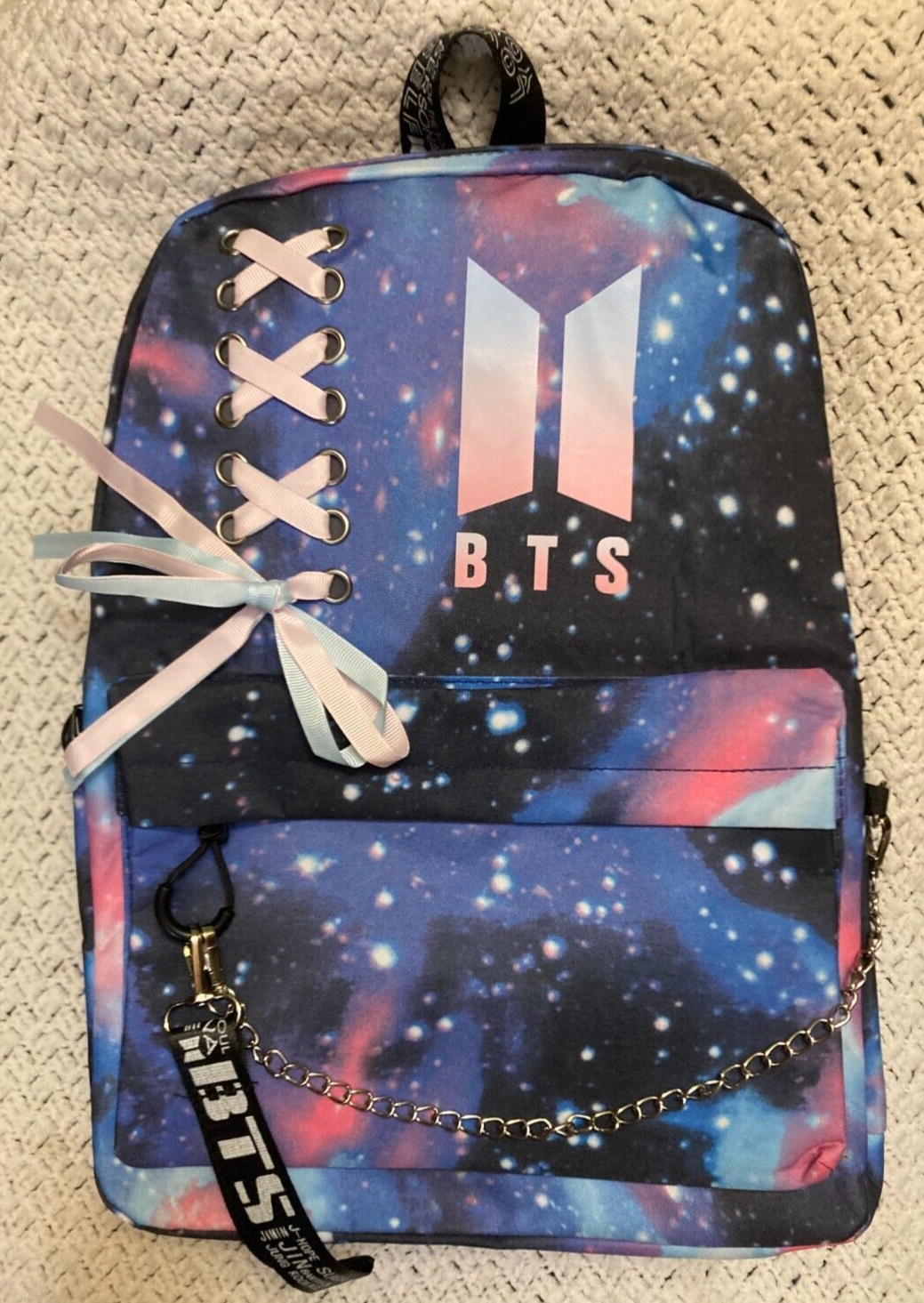 JIN ／BTS RECODE UPCYCLED Backpack BTS RECODE Upcycled Backpack – KPOP2U_Unnie