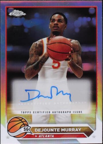 2023-24 TOPPS FINEST Dejounte Murray RARE SSP Red GEOMETRIC 2023-24 TOPPS FINEST Dejounte Murray RARE SSP Red GEOMETRIC