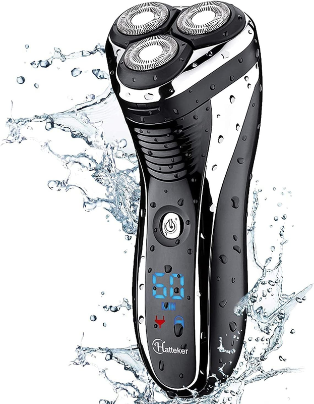 Rotary Razor Men Cordless Beard Trimmer Poptrimmer Waterproo