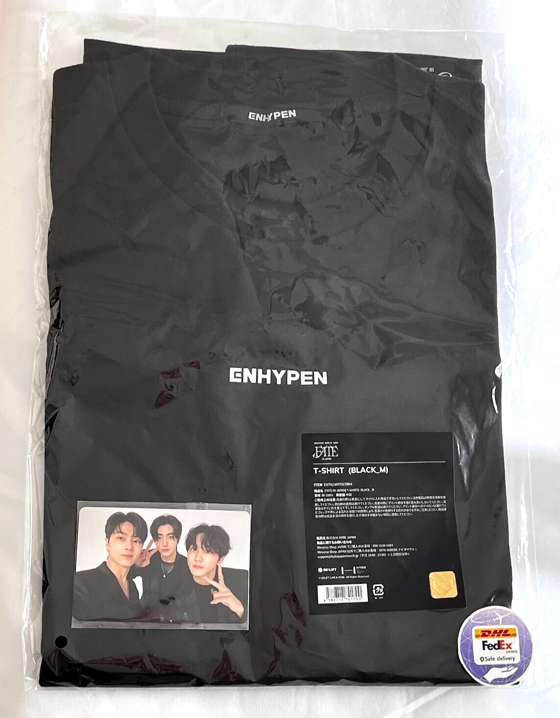 ENHYPEN FATE+ IN JAPAN SHIRT(L)トレカ付き ENHYPEN FATE PLUS in Japan SHIRT Official Photocard PC | eBay