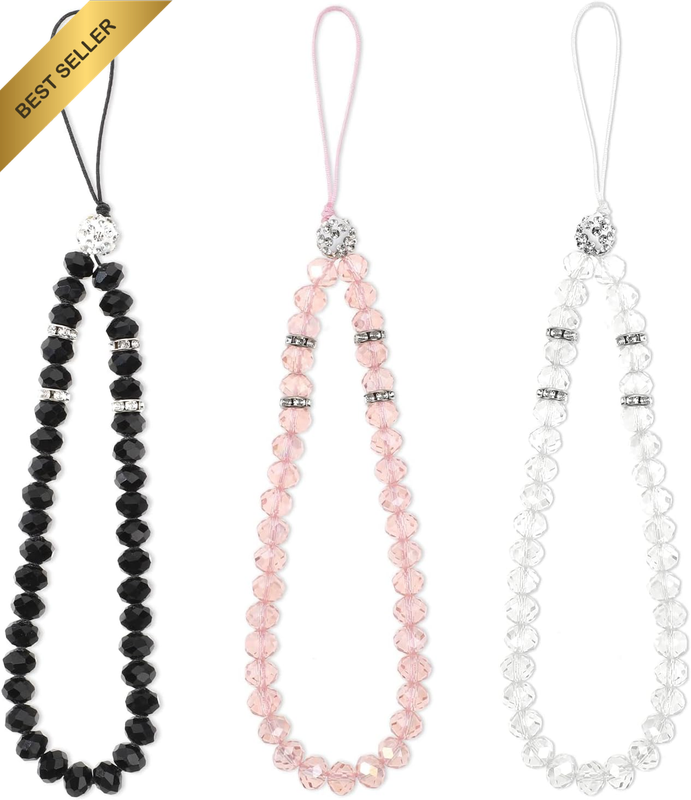 Mobile Phone Chain, 3Pcs Mobile Phone Lanyard, Wrist Universal Short Mobile Phon