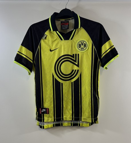 Dortmund 97 sammer ザマー  ユニフォーム NIKE 1996/97 Sammer #6 Borussia Dortmund Vintage Nike Home
