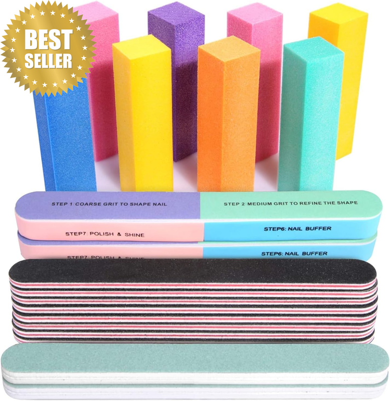 Nail Files and Buffers, Professional Manicure Set: 20PCS Professional Manicure T
