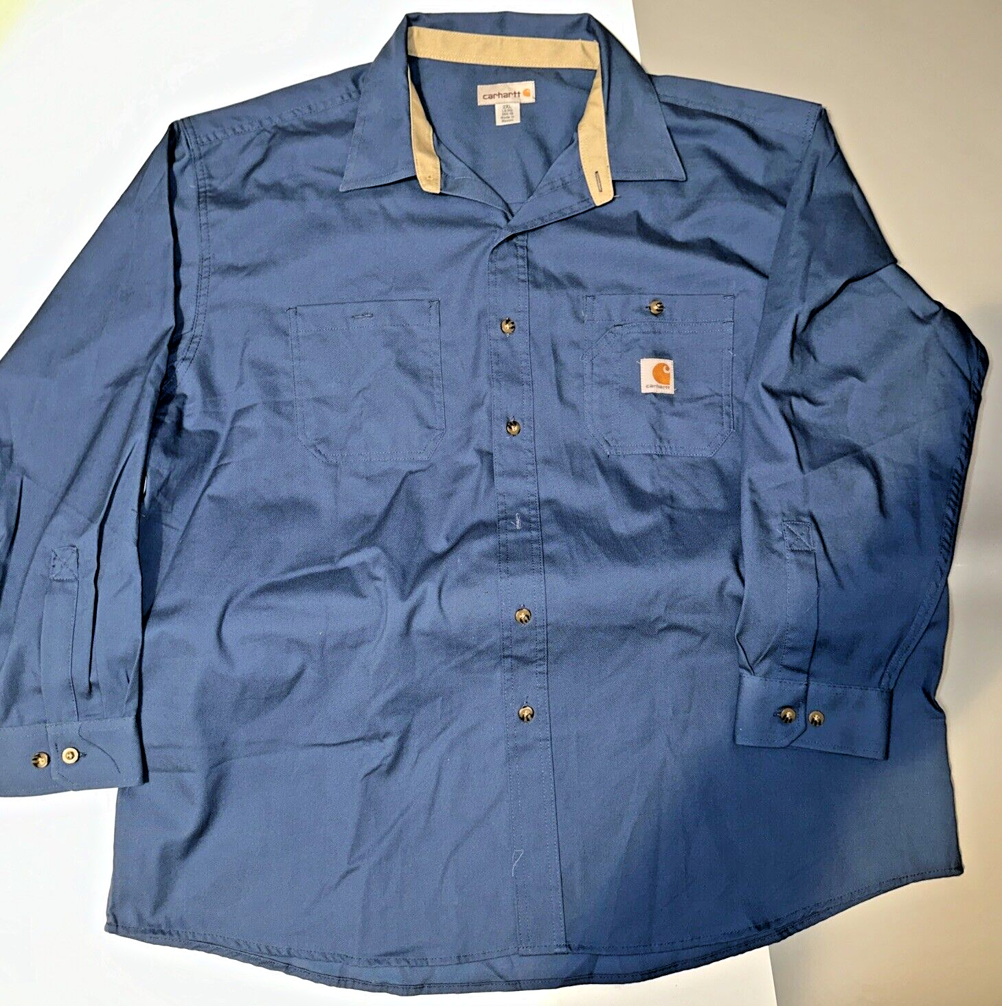 専用MADE IN USA Sears Carhartt 青チェックL Carhartt カーハート USA製 チェック ライナー デニム