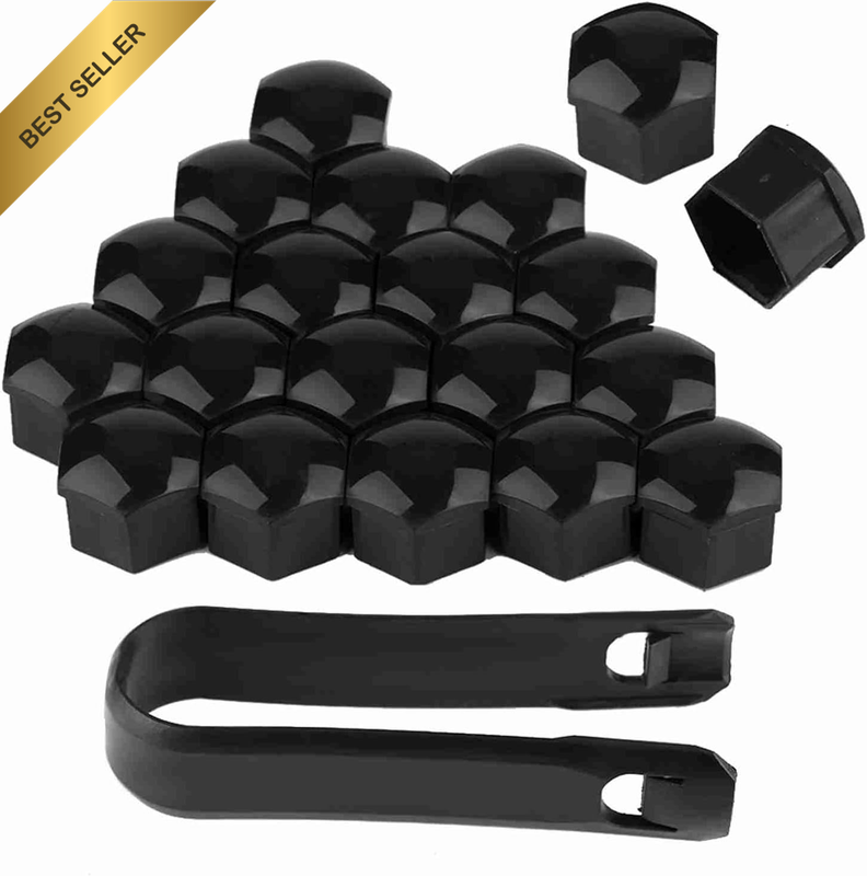 20Pcs 17Mm Car Wheel Nut Cover, Auto Hub Screw Protector, anti Theft Dust Cover,