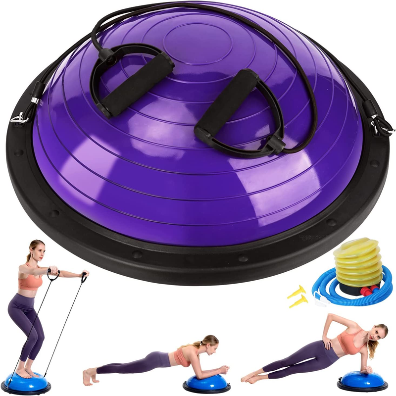 Zealty Half Balance Ball Trainer, Half Yoga Exercise Ball wi